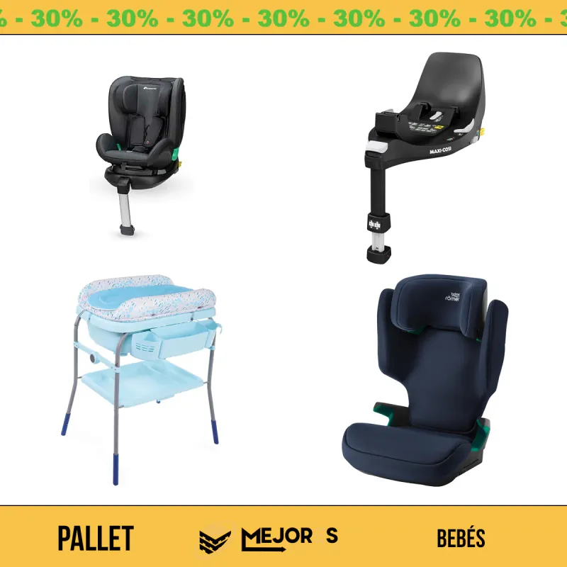 Pallet de 11 Artículos para Bebés Sin Revisar