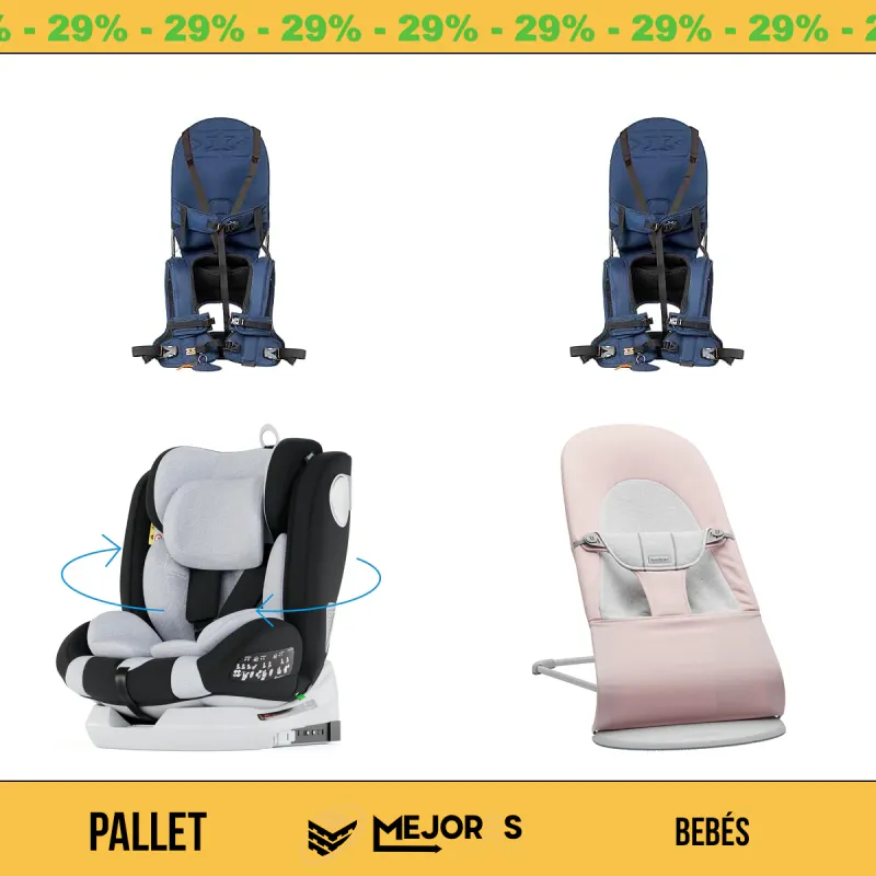 Pallet de 22 Artículos para Bebé Sin Revisar