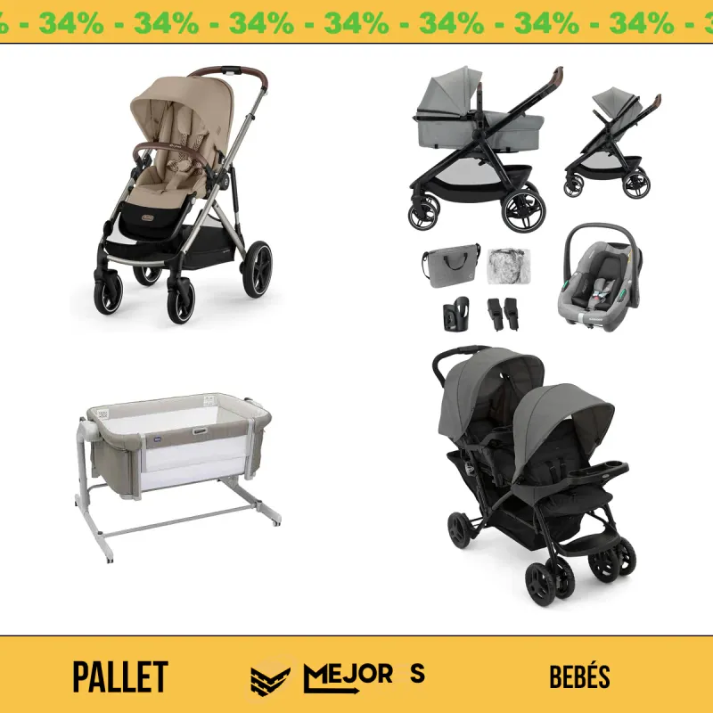 Pallet de 5 Artículos Sin Revisar, Bebés