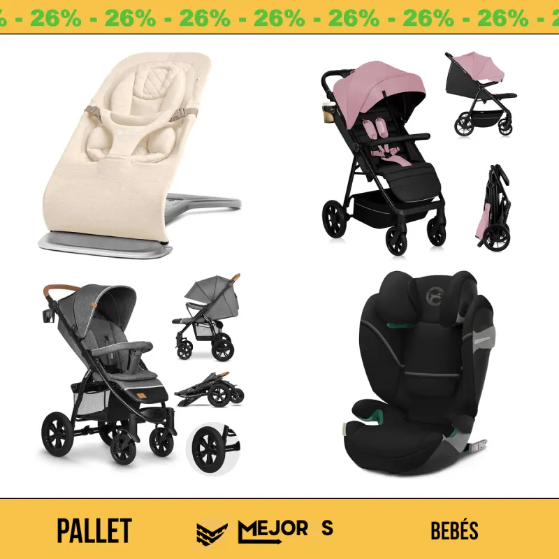 Pallet de 17 Items Sin Revisar, Bebés
