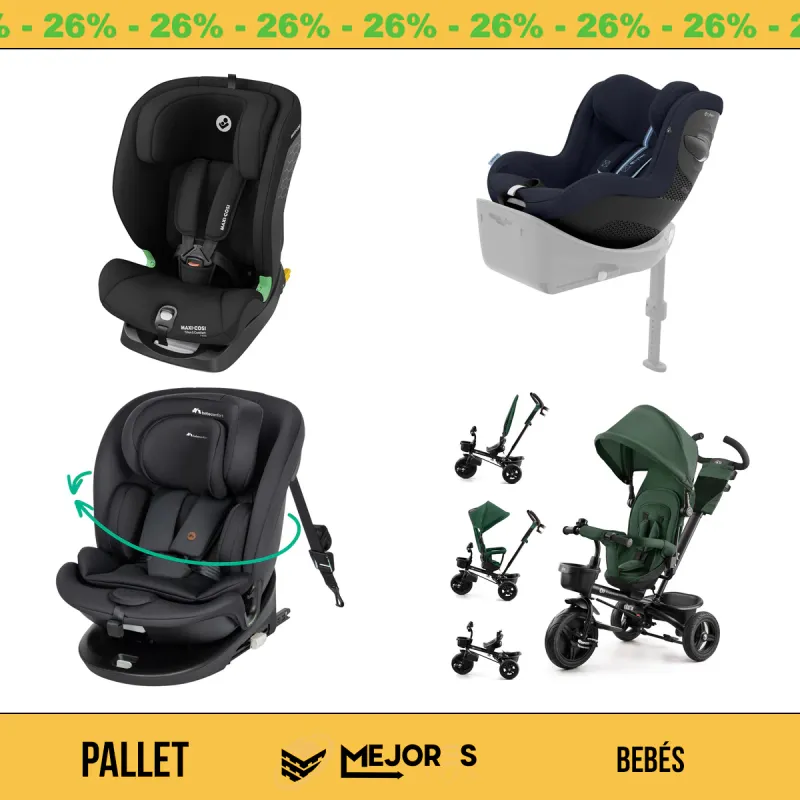 Pallet de 16 Artículos para Bebé Sin Revisar