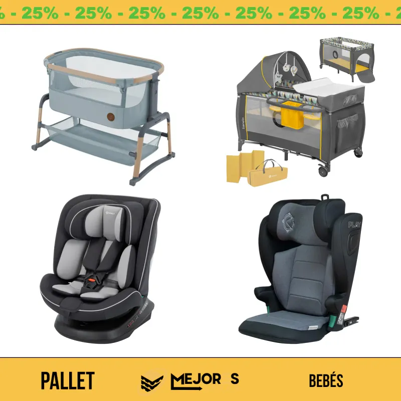 Pallet de 21 Artículos de Bebé Sin Revisar
