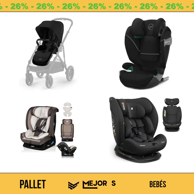 Pallet de 18 Artículos para Bebé Sin Revisar