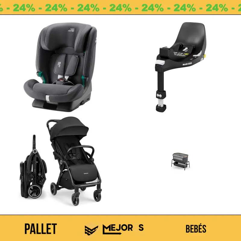 Pallet de 21 Items Sin Revisar, Bebés