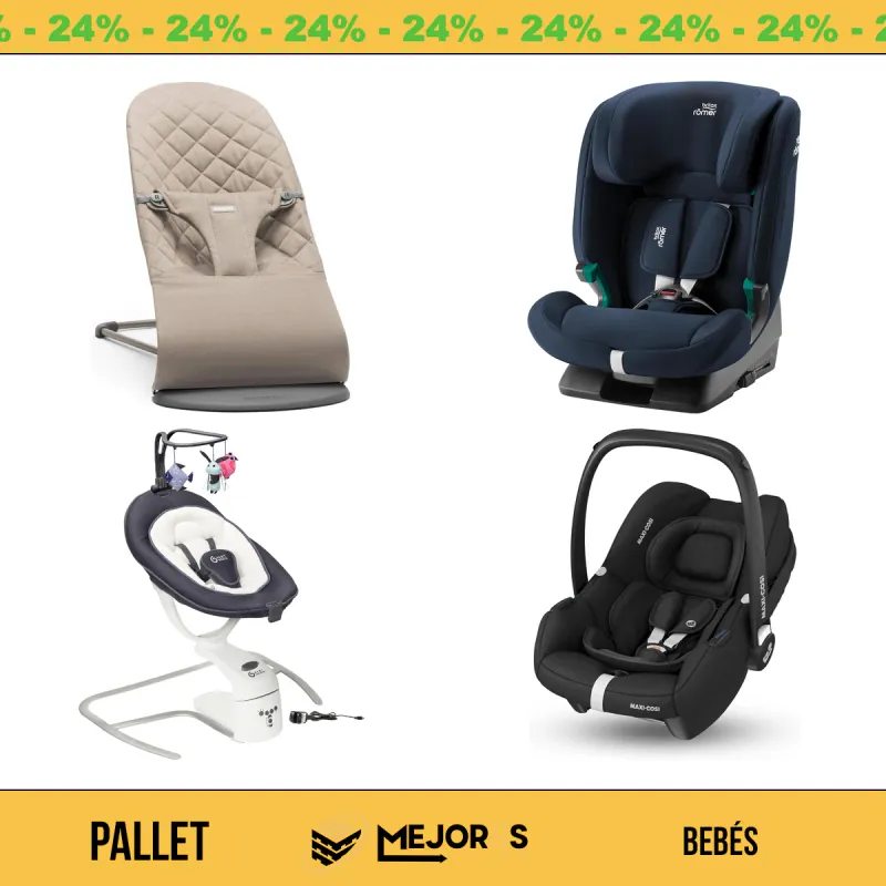Pallet de 18 Artículos para Bebés Sin Revisar