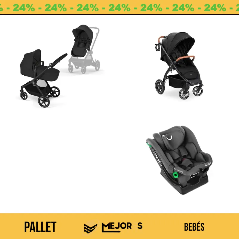 Pallet de 22 Artículos para Bebés Sin Revisar