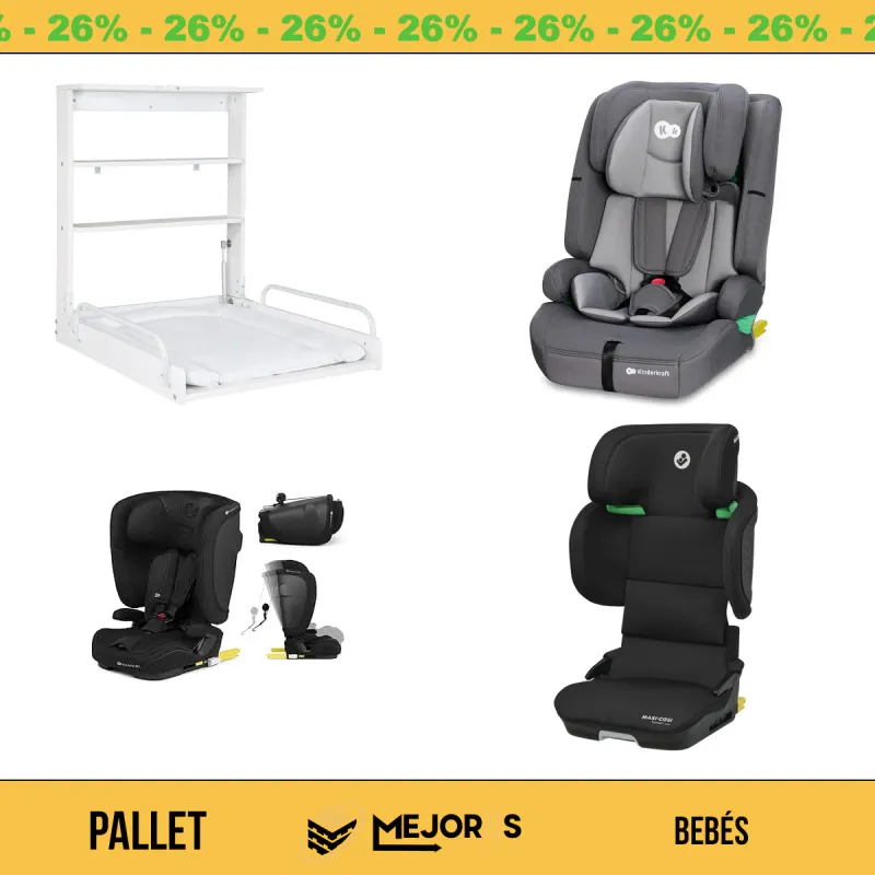 Pallet de 16 Artículos para Bebés Sin Revisar