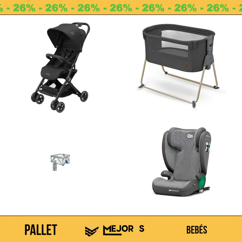 Pallet de 24 Artículos para Bebés Sin Revisar