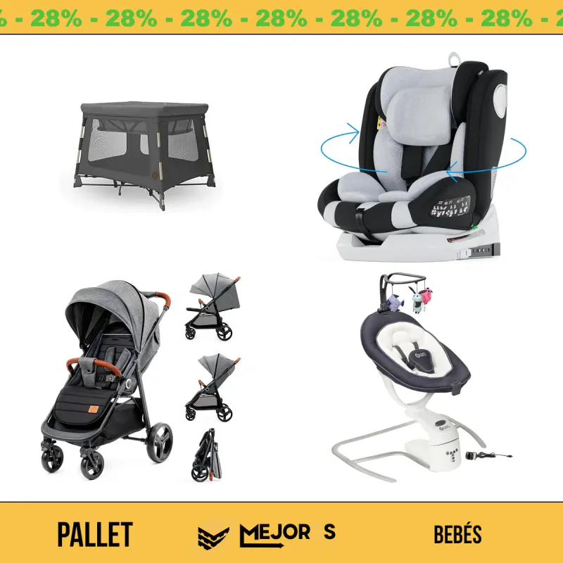 Pallet de 18 Items Sin Revisar, Bebés