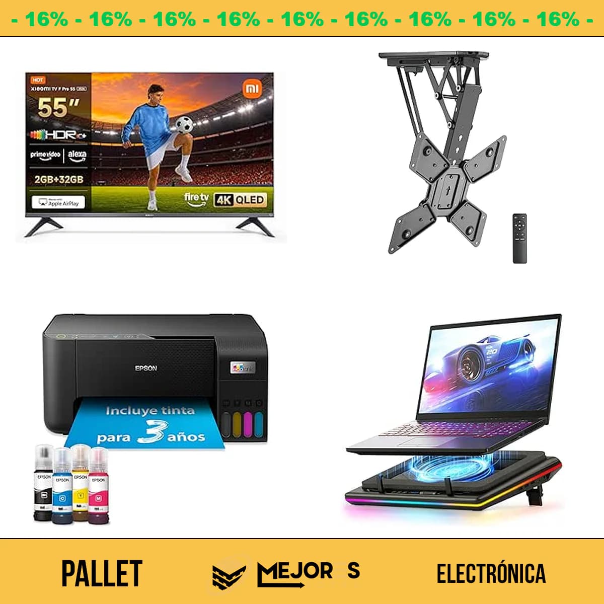 Pallet de 24 Electrónica Sin Revisar