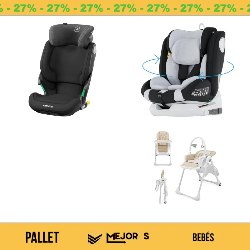 Pallet de 15 Artículos para Bebé Sin Revisar