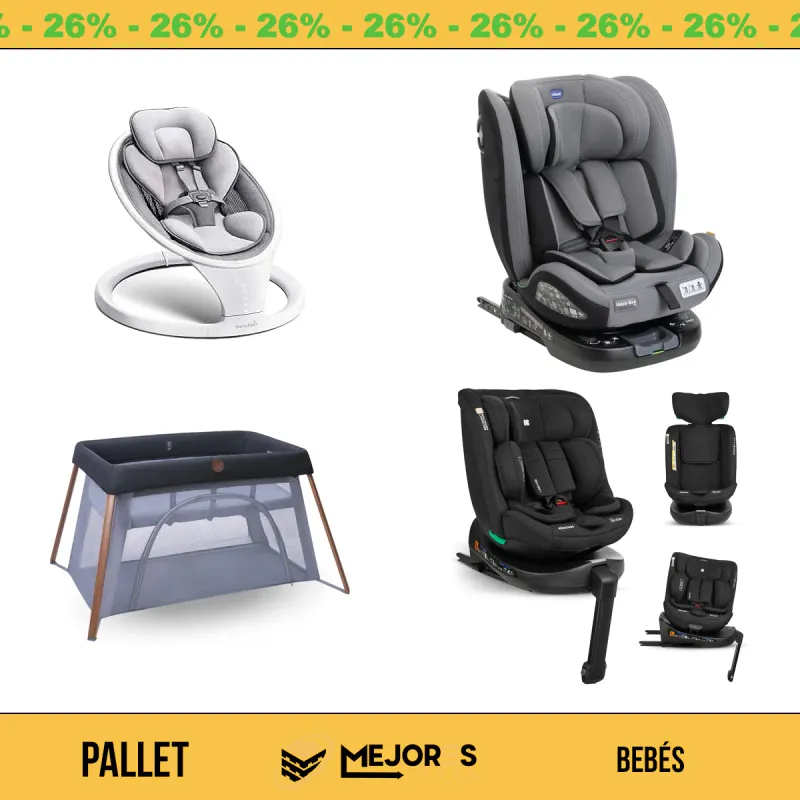 Pallet de 18 Artículos para Bebé Sin Revisar