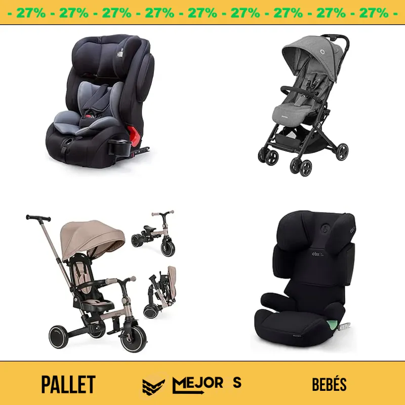 Pallet de 22 Items Sin Revisar, Bebés