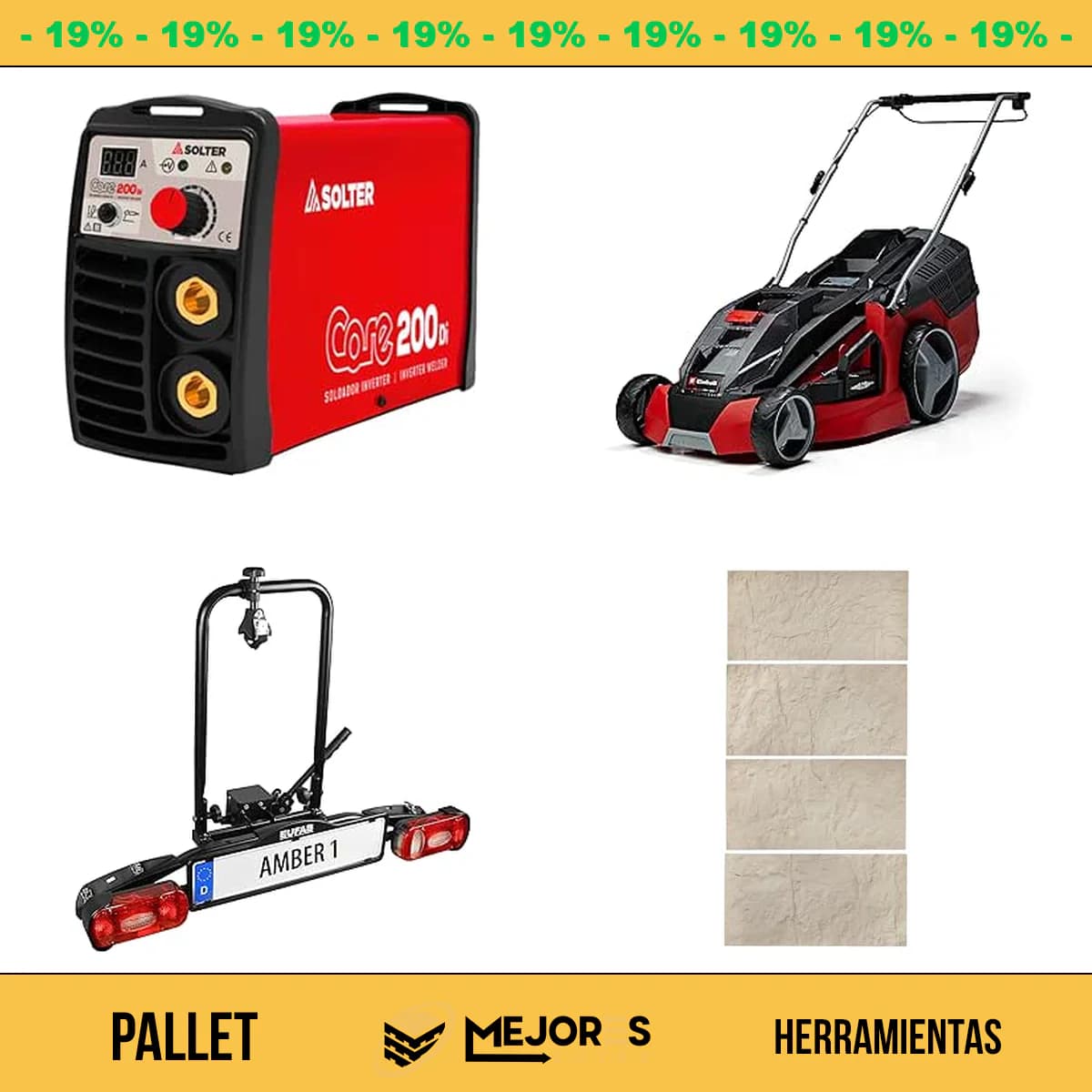 Pallet de 6 Herramientas Sin Revisar