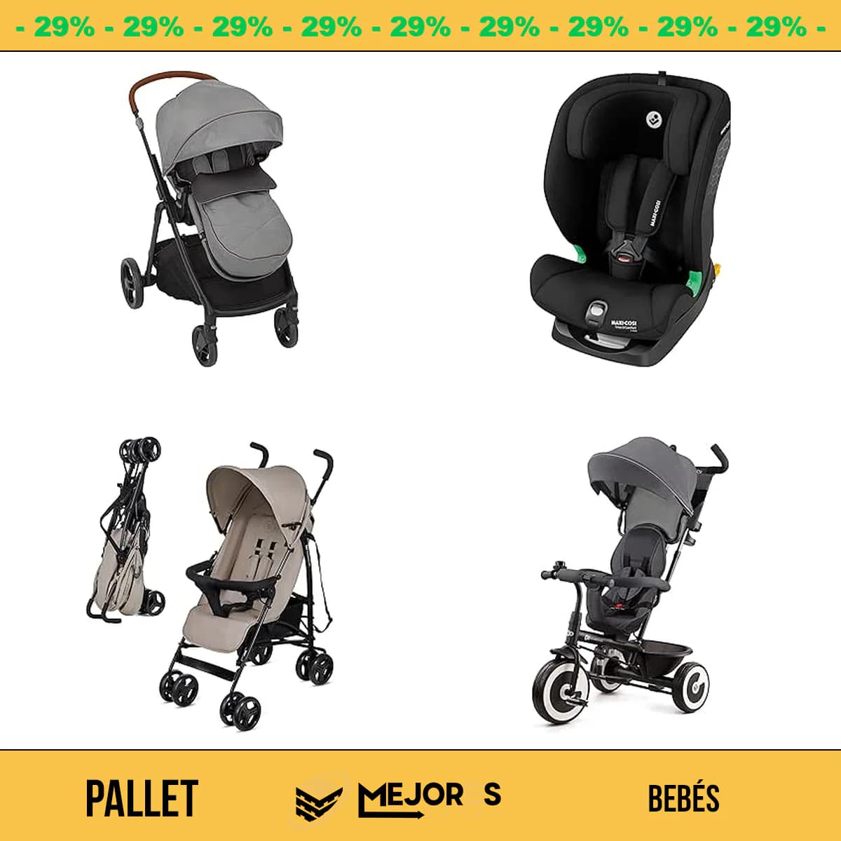 Pallet de 13 Bebés Sin Revisar
