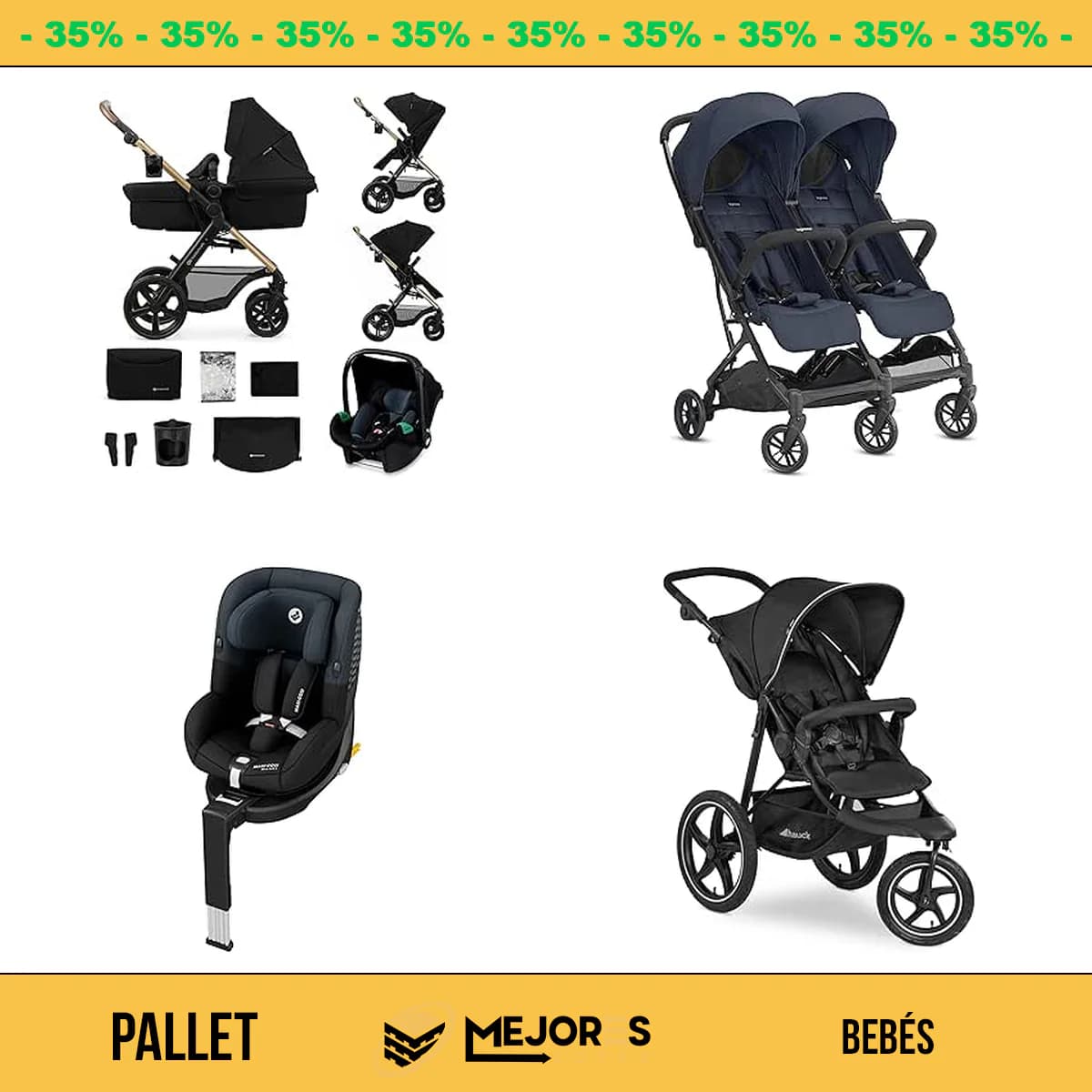 Pallet de 5 Items Sin Revisar, Bebés