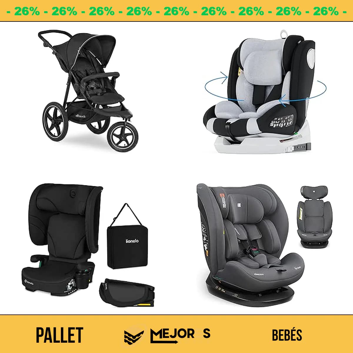 Pallet de 17 Artículos de Bebé Sin Revisar