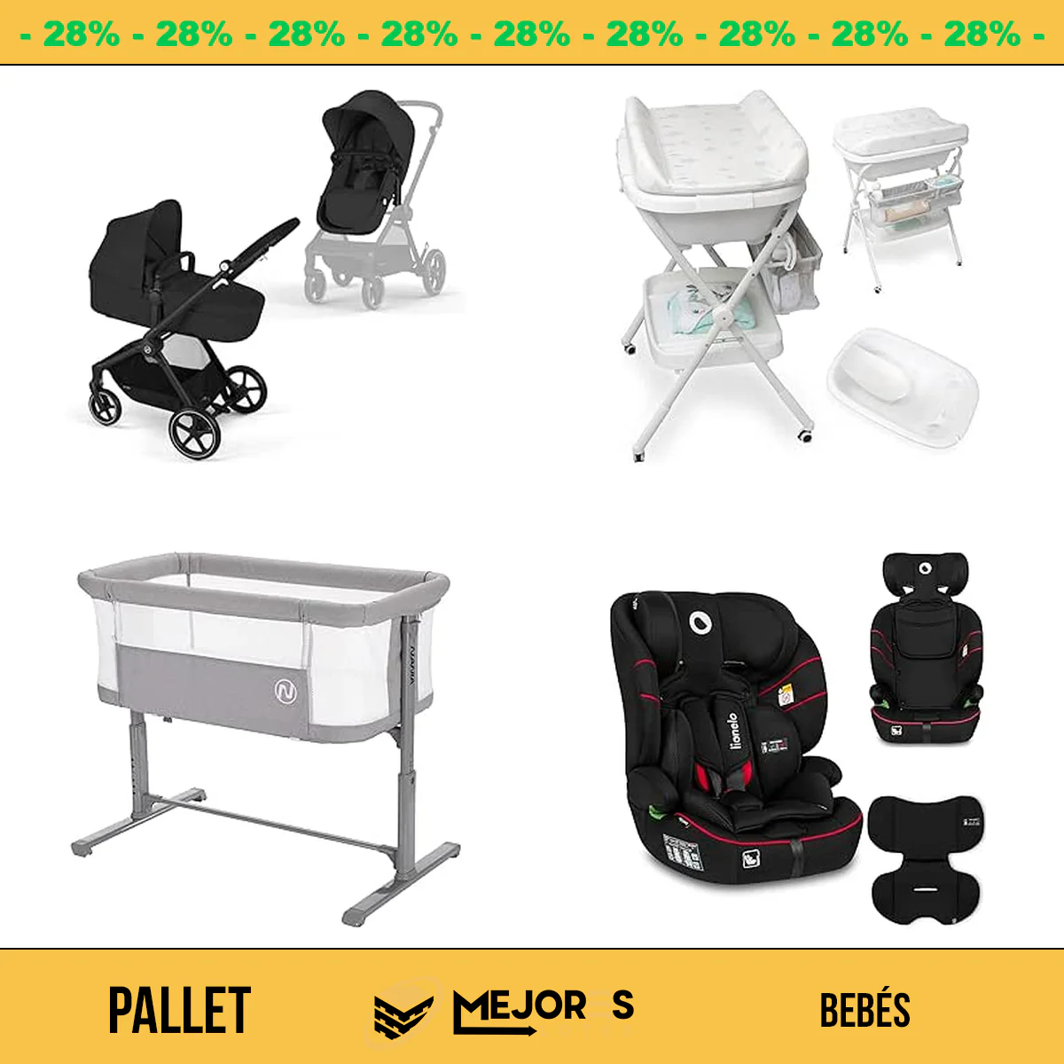 Pallet de 16 Bebés Sin Revisar