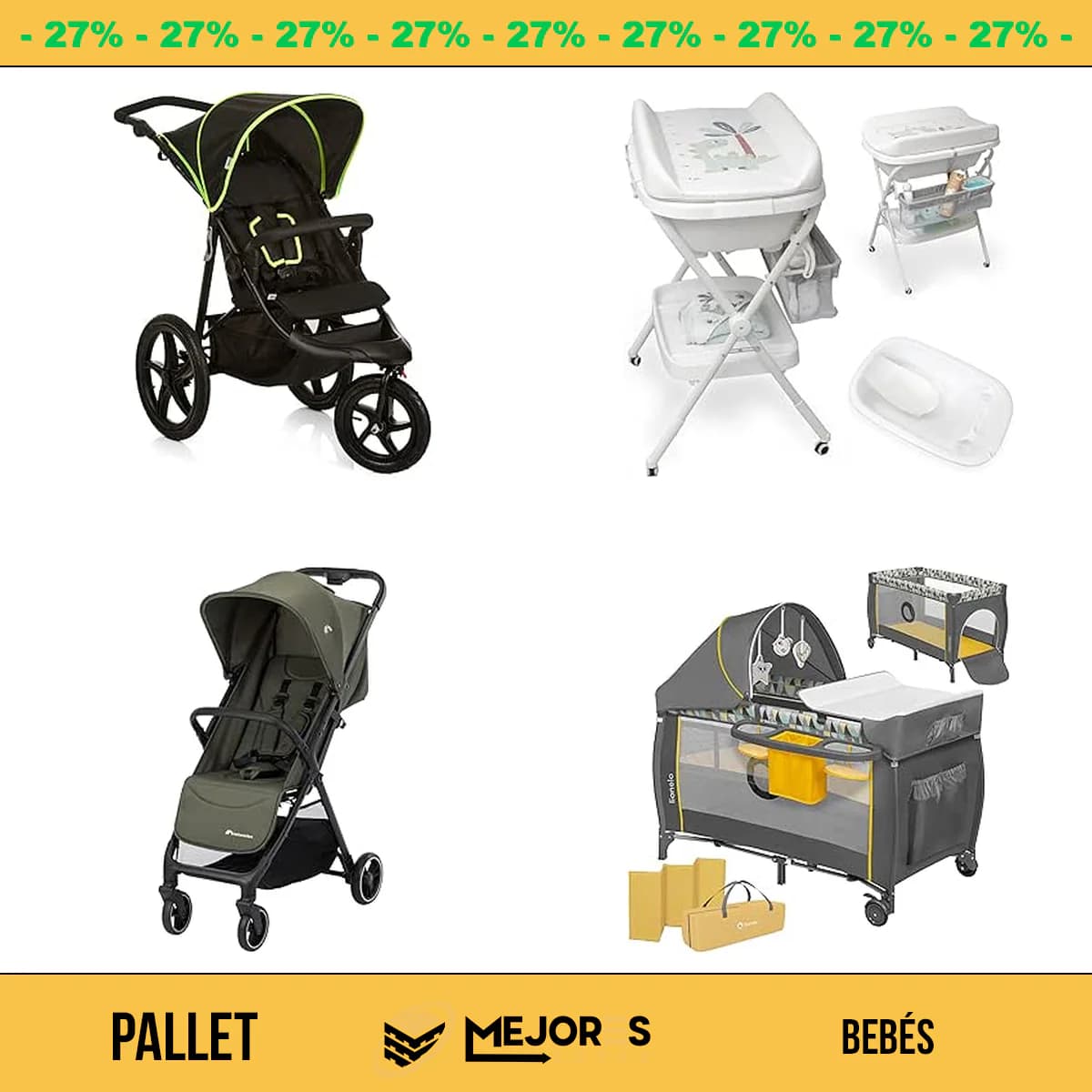 Pallet de 15 Bebés Sin Revisar