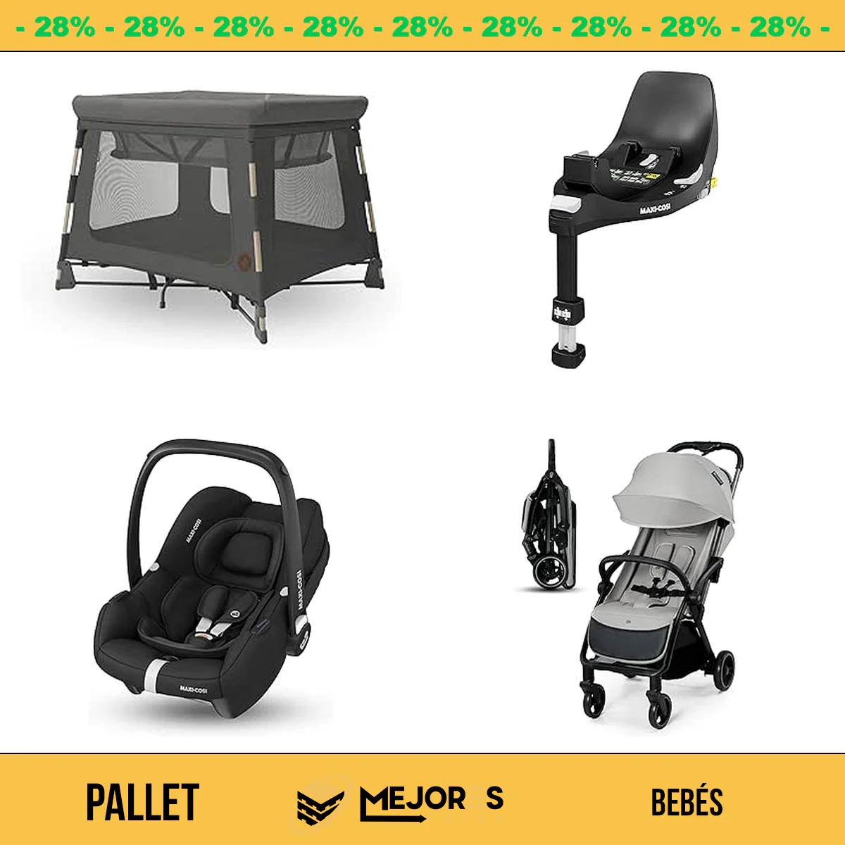 Pallet de 28 Items Sin Revisar, Bebés