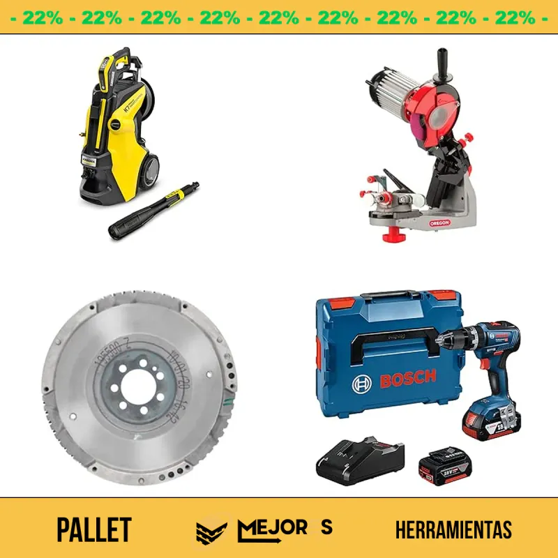 Pallet de 24 Herramientas Sin Revisar