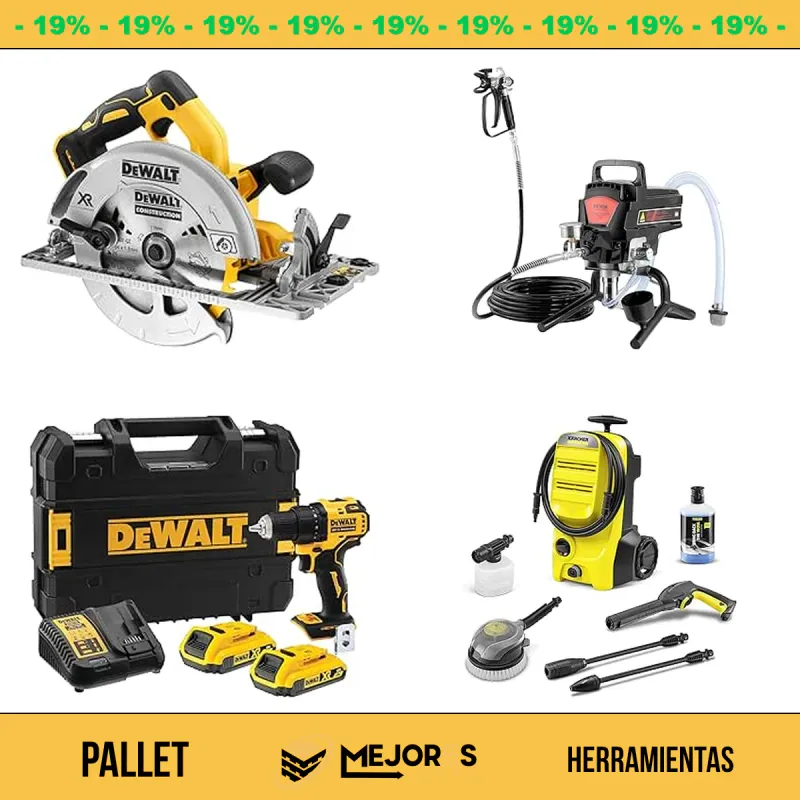 Pallet de 22 Herramientas Sin Revisar
