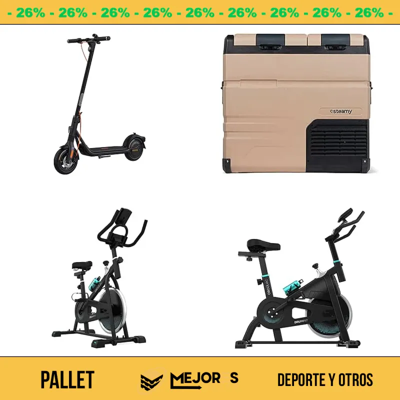 Pallet de 4 Deportes Sin Revisar