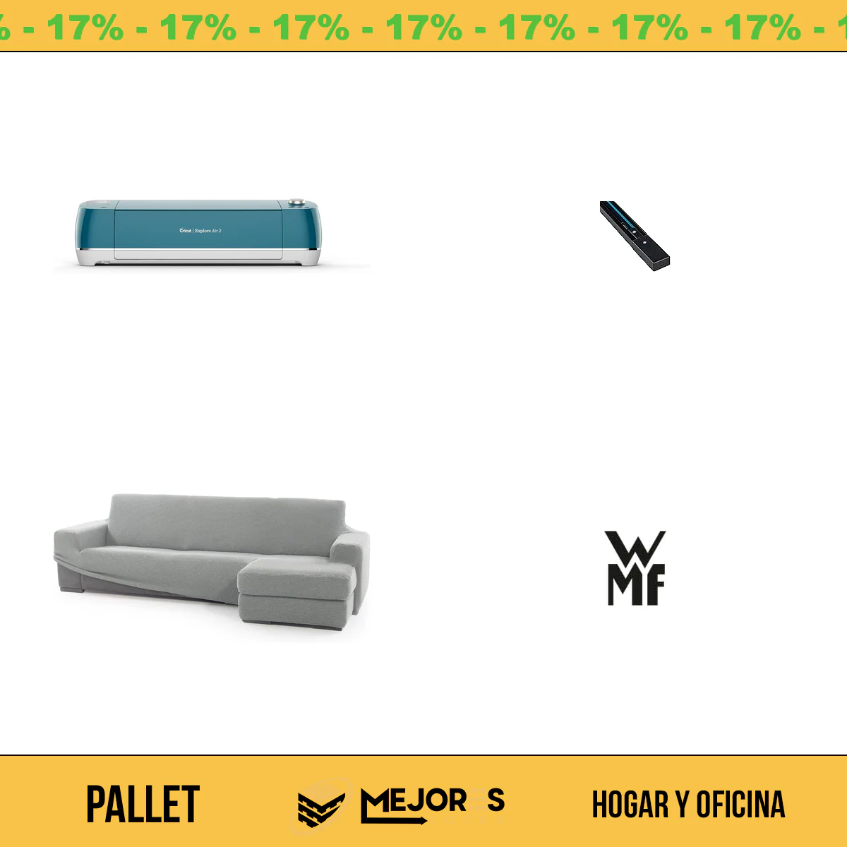 Pallet de 9 Items Sin Revisar, Hogar y Oficina