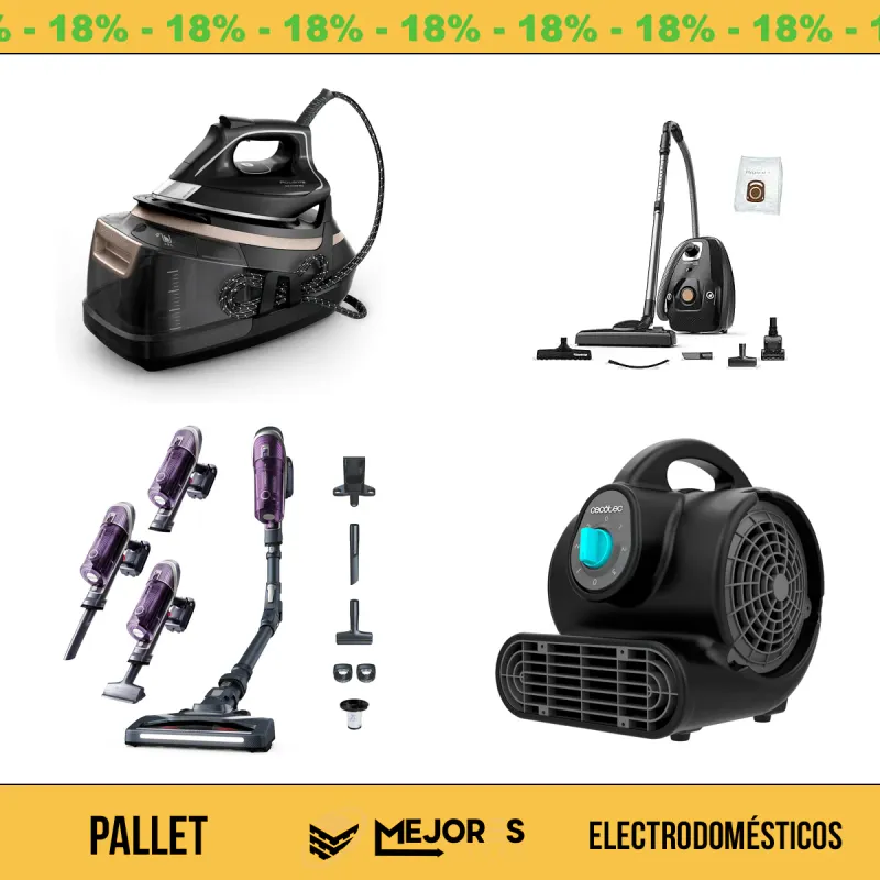 Pallet de 24 Electrodomésticos Sin Revisar
