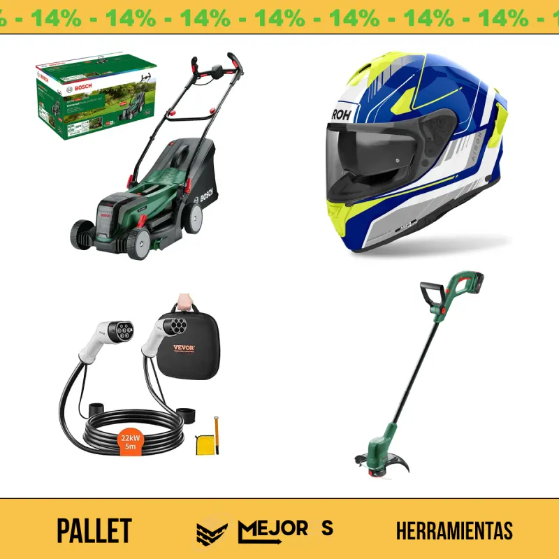 Pallet de 32 Herramientas Sin Revisar