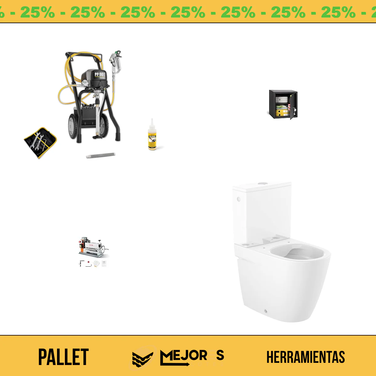 Pallet de 6 Herramientas Sin Revisar