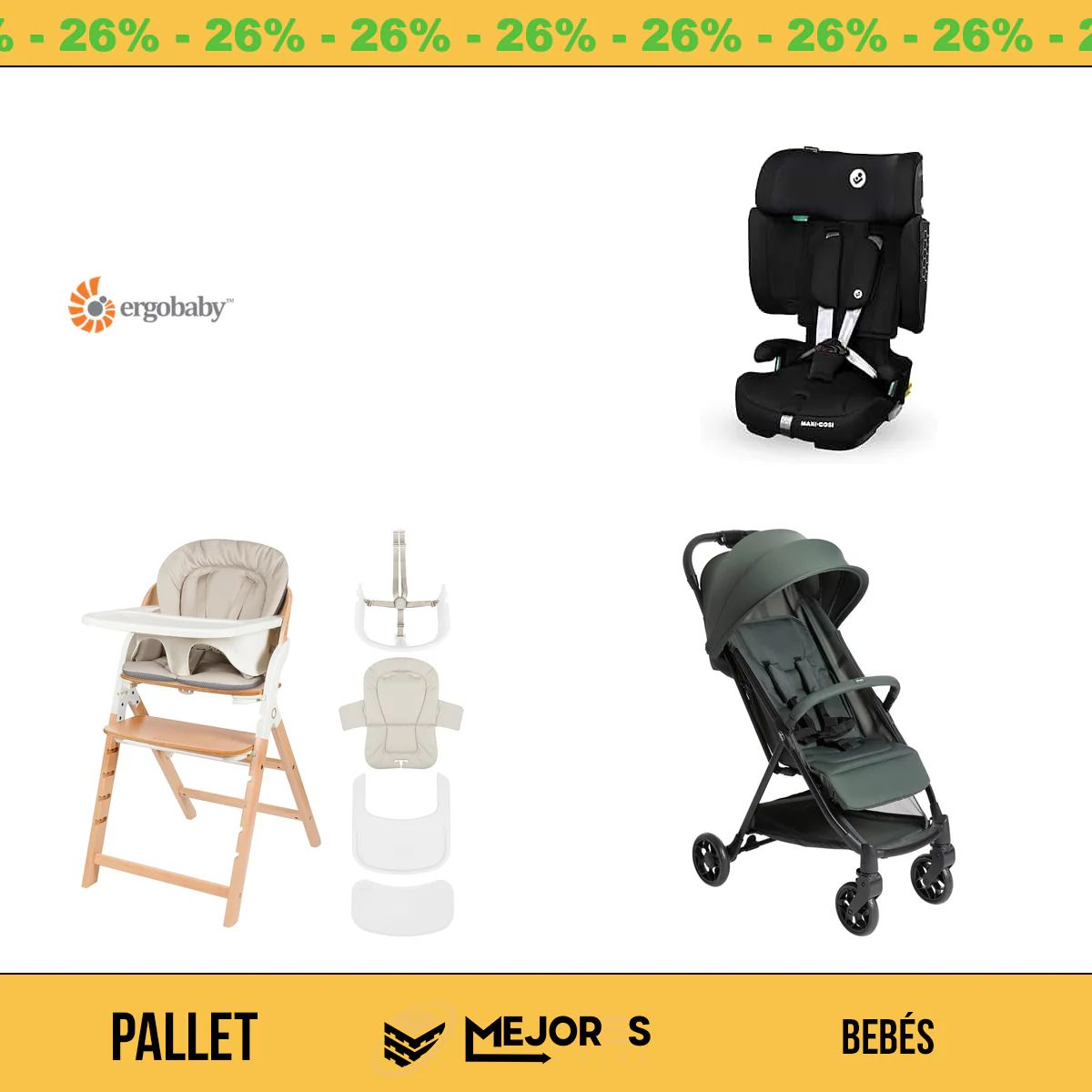 Pallet de 17 Bebés Sin Revisar
