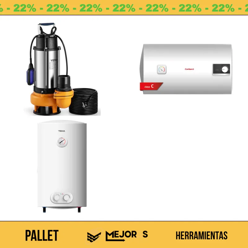 Pallet de 3 Herramientas Sin Revisar