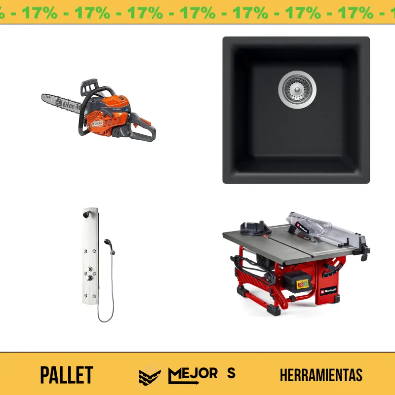 Pallet de 25 Herramientas Sin Revisar