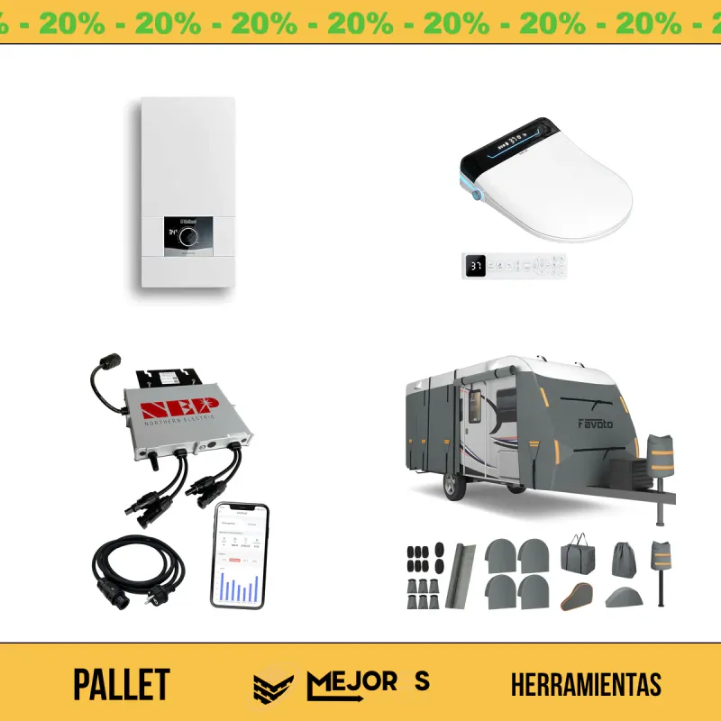 Pallet de 32 Herramientas Sin Revisar