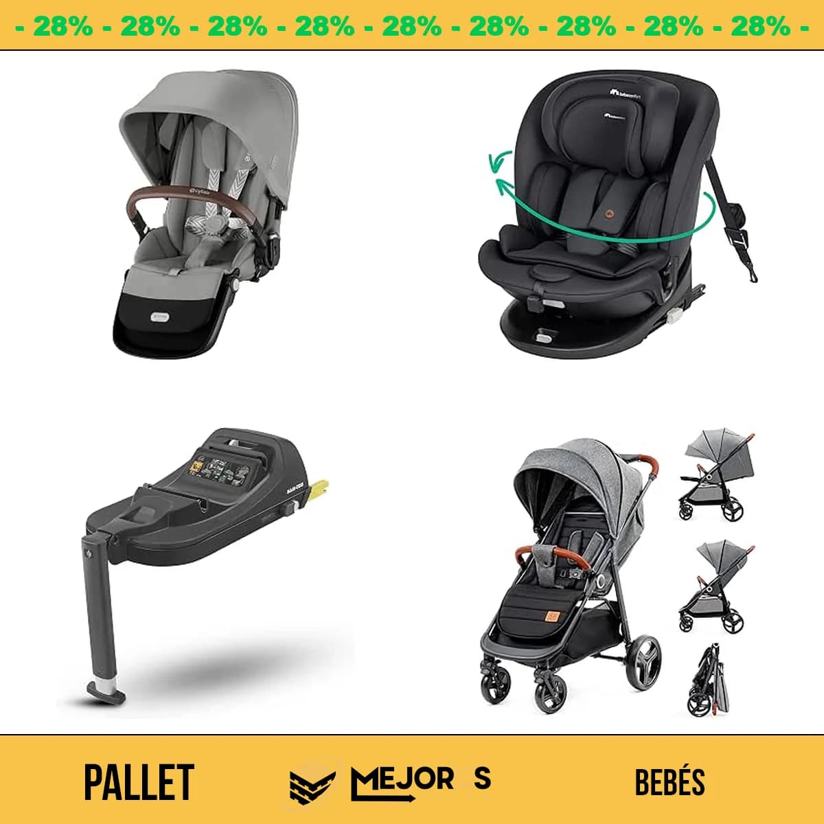 Pallet de 23 Artículos de Bebé Sin Revisar