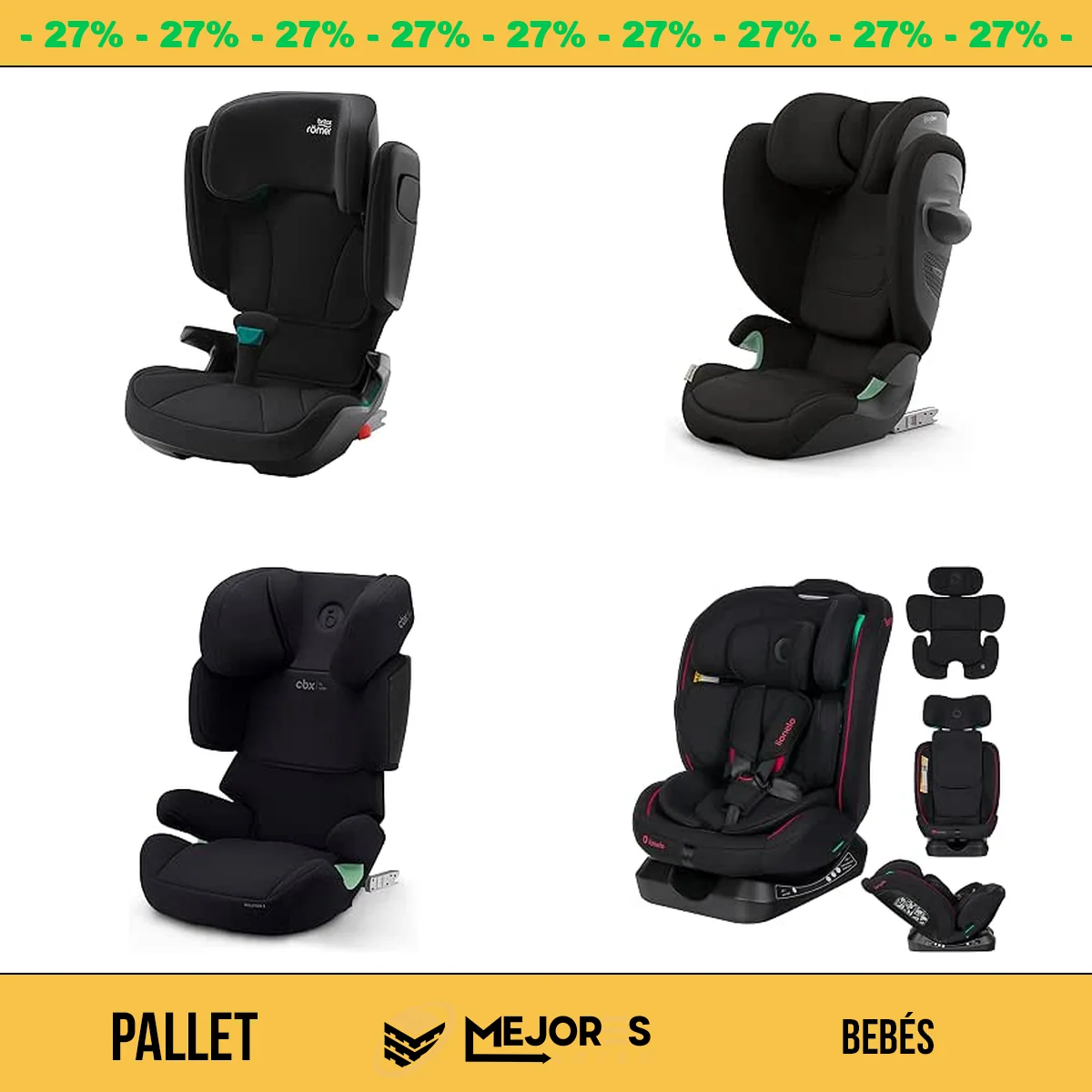 Pallet de 16 Artículos de Bebé Sin Revisar