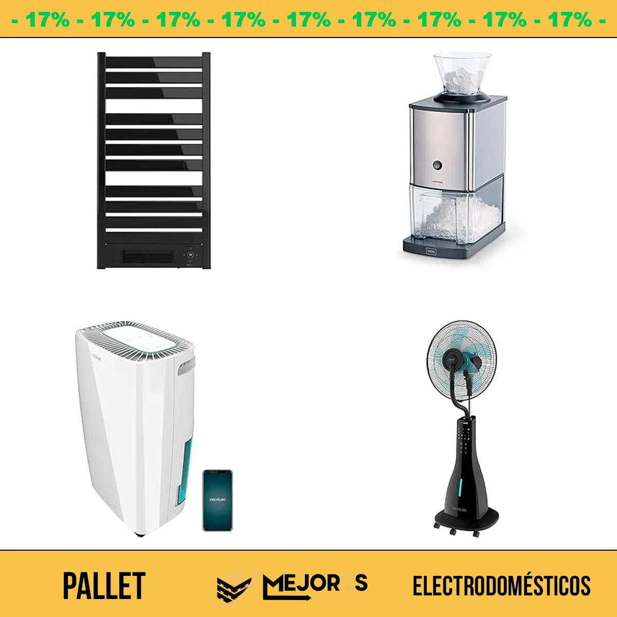 Pallet de 25 Electrodomésticos Sin Revisar