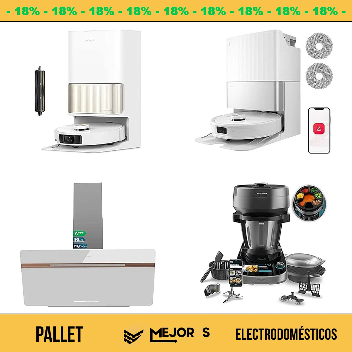 Pallet de 8 Electrodomésticos Sin Revisar