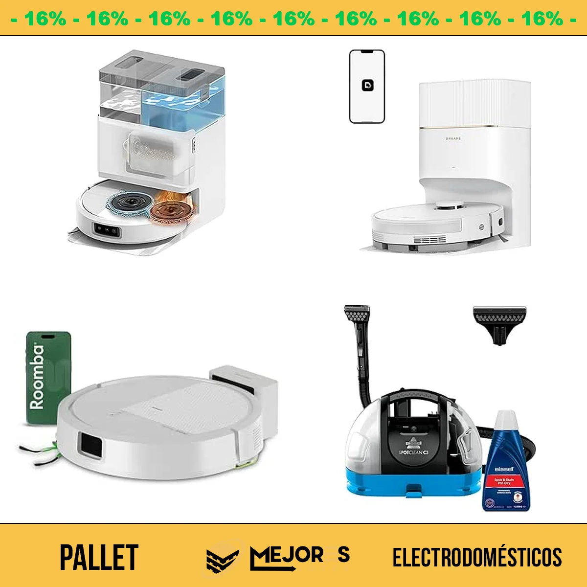 Pallet de 22 Electrodomésticos Sin Revisar