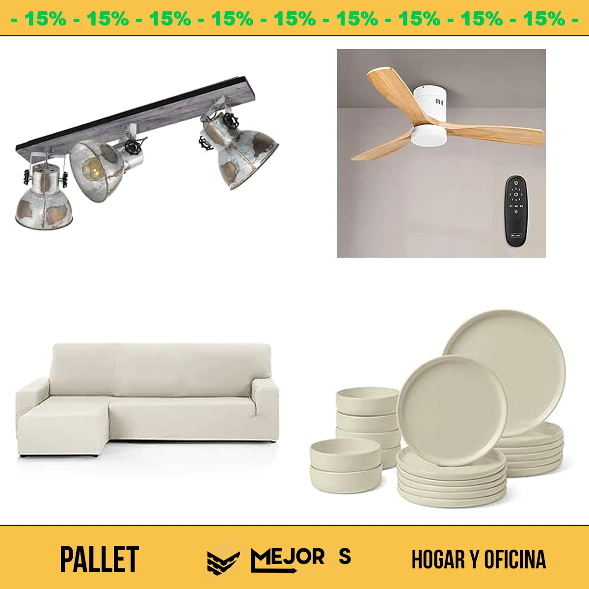 Pallet de 32 Items Sin Revisar, Hogar y Oficina