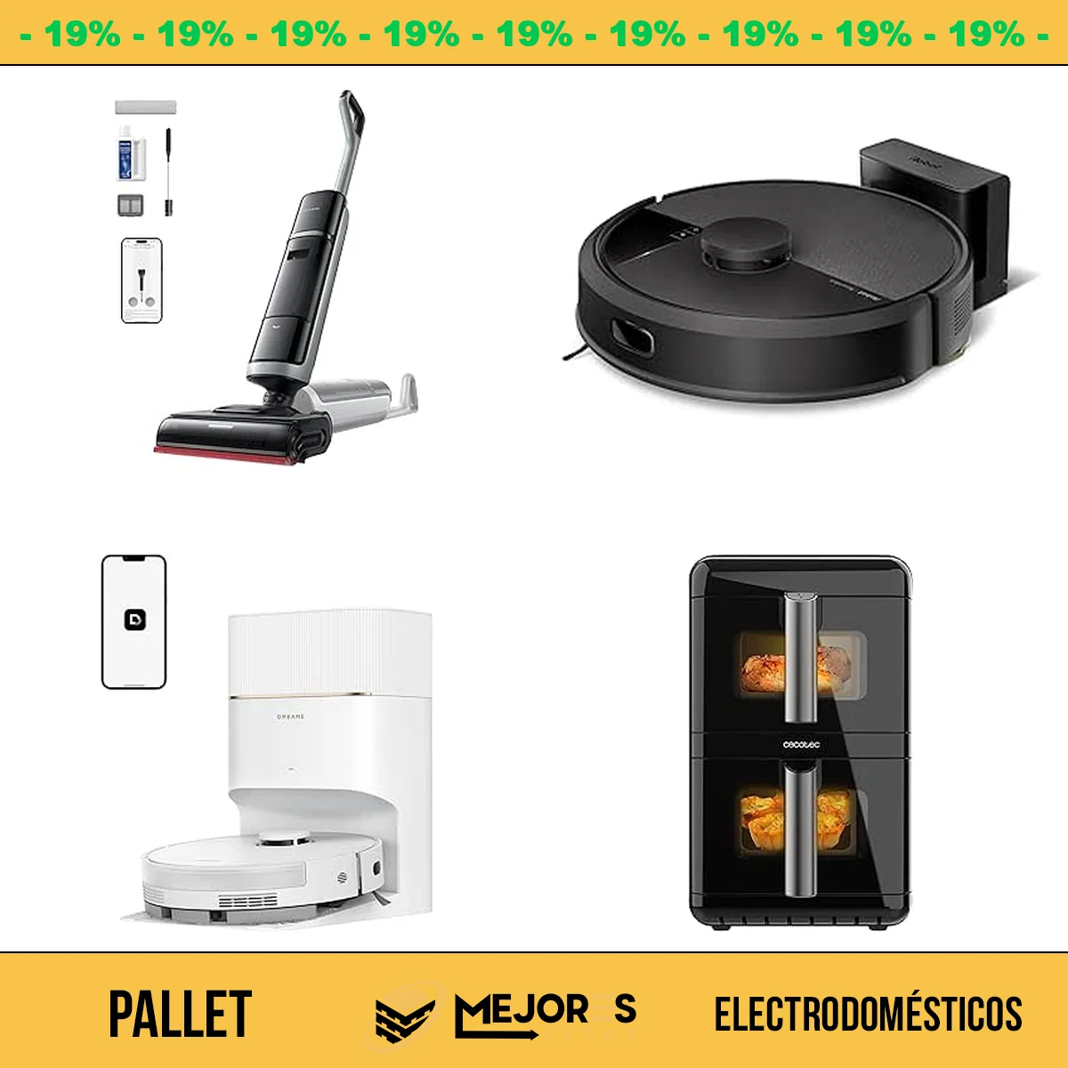 Pallet de 17 Electrodomésticos Sin Revisar