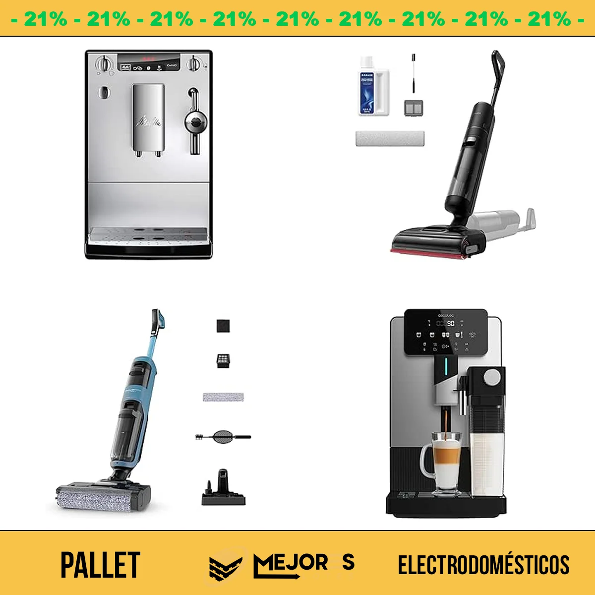 Pallet de 19 Electrodomésticos Sin Revisar