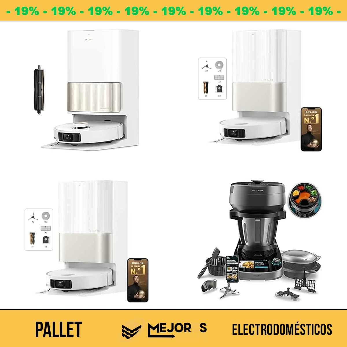 Pallet de 8 Electrodomésticos Sin Revisar