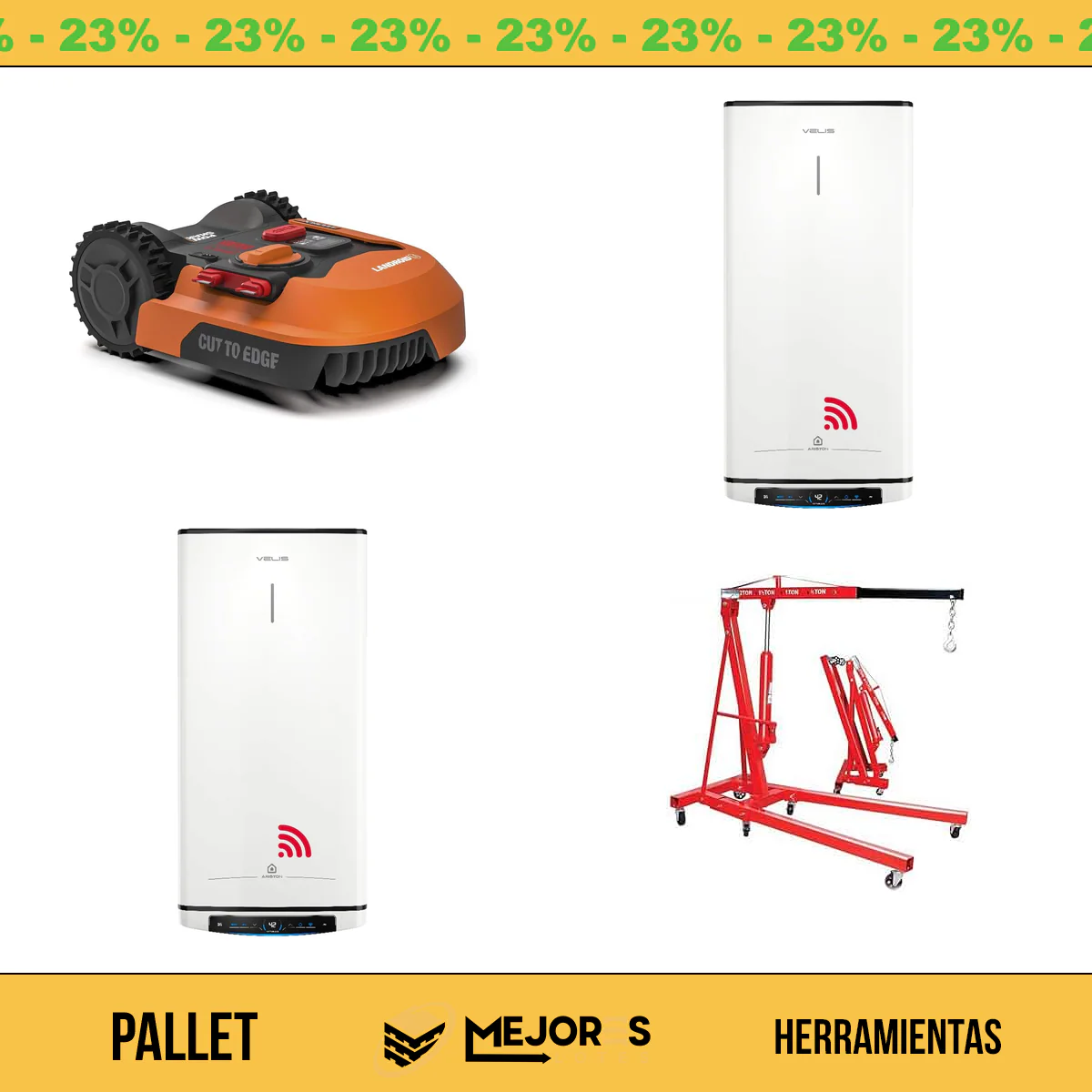 Pallet de 14 Herramientas Sin Revisar