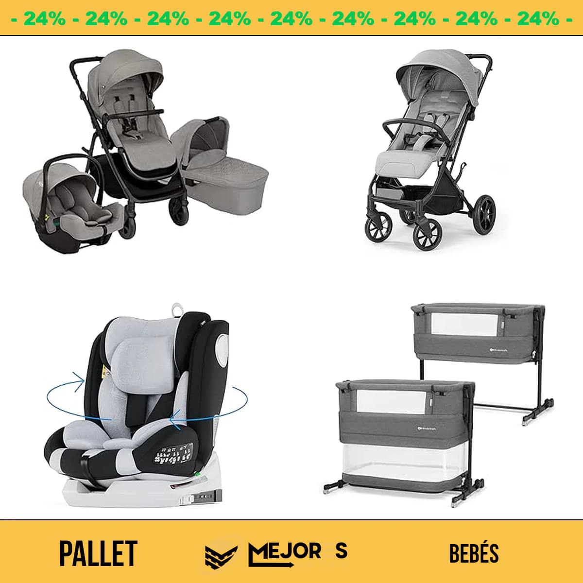 Pallet de 11 Artículos de Bebé Sin Revisar