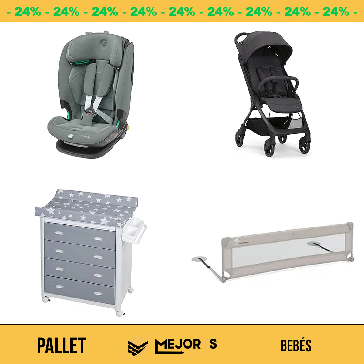 Pallet de 15 Artículos Sin Revisar, Bebés