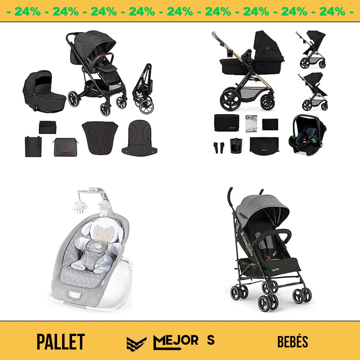 Pallet de 14 Artículos de Bebé Sin Revisar