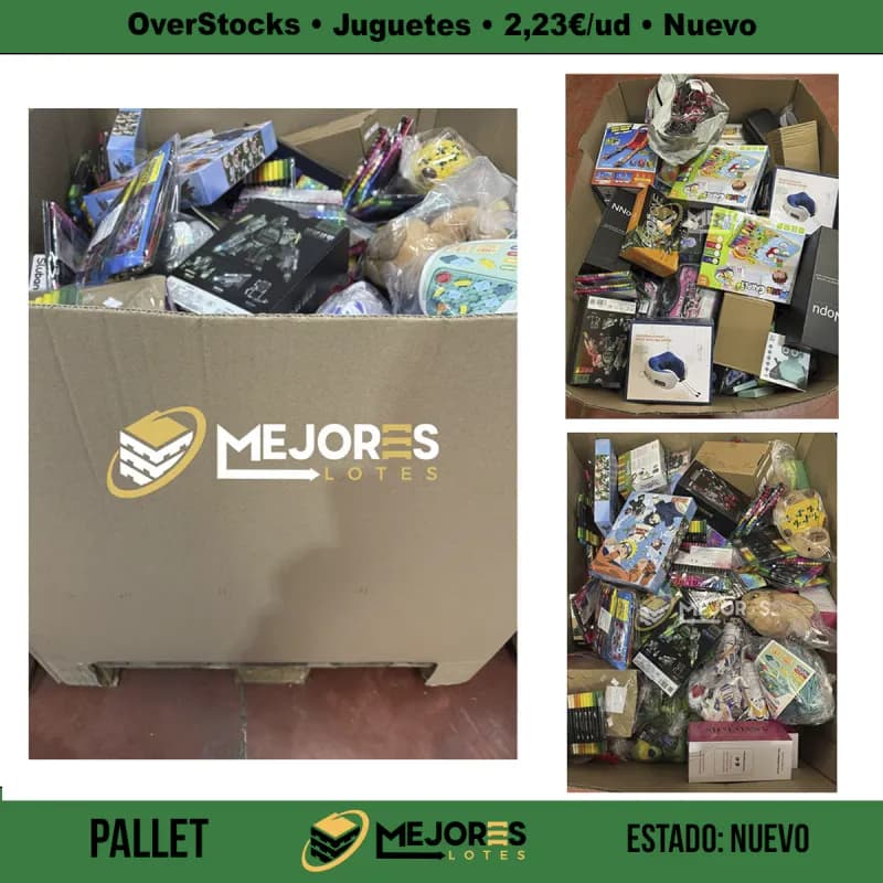 Pallet de 100 Juguetes Nuevos