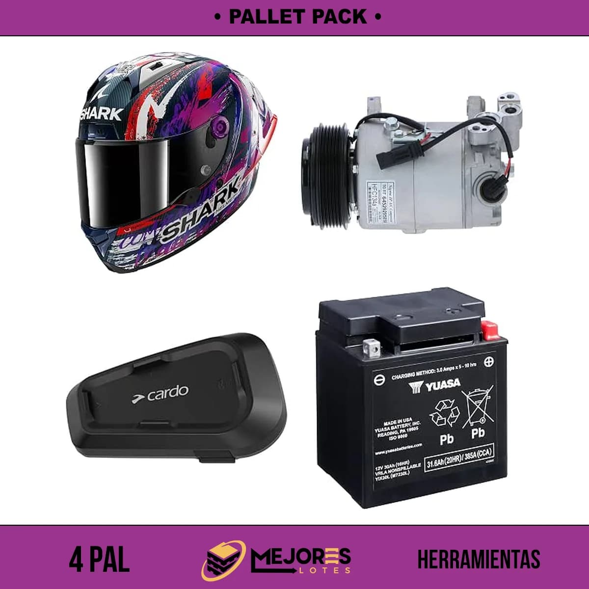 Pallet de 348 Herramientas Sin Revisar